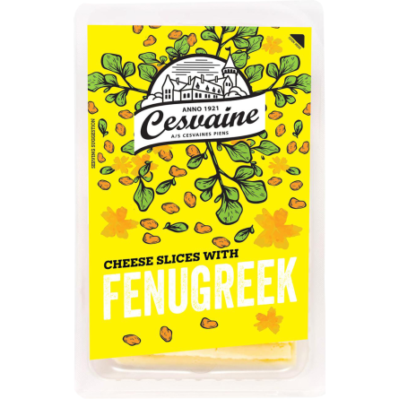 Сыр Cesvaine с пажитником нарезка 45% 125 г