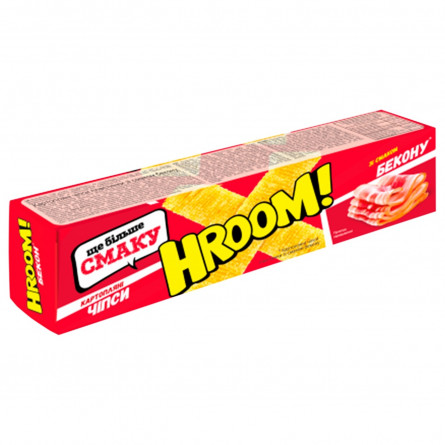 Чіпси Hroom зі смаком бекону 50г