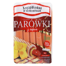 Сосиски Ходорівський М'ясокомбінат Parowki з сиром вищого сорту вагові mini slide 1